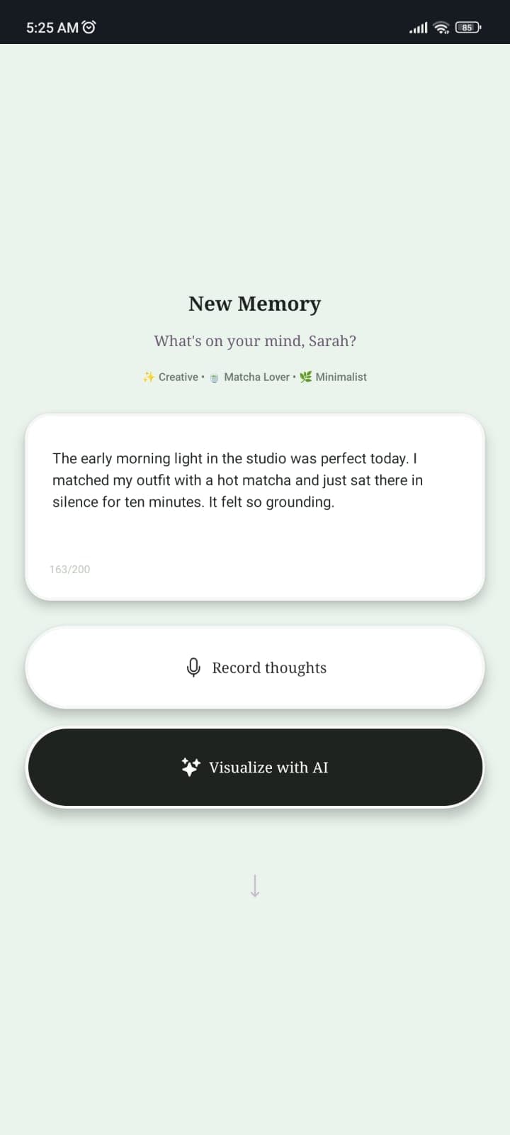 Create a memory in Aura